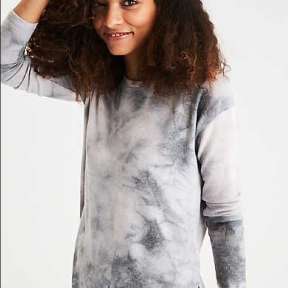 AE Soft & Sexy Plush Tie Dye Long Sleeve